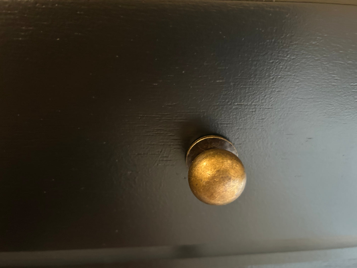 Black Solid Wood Wide Dresser and Nightstand