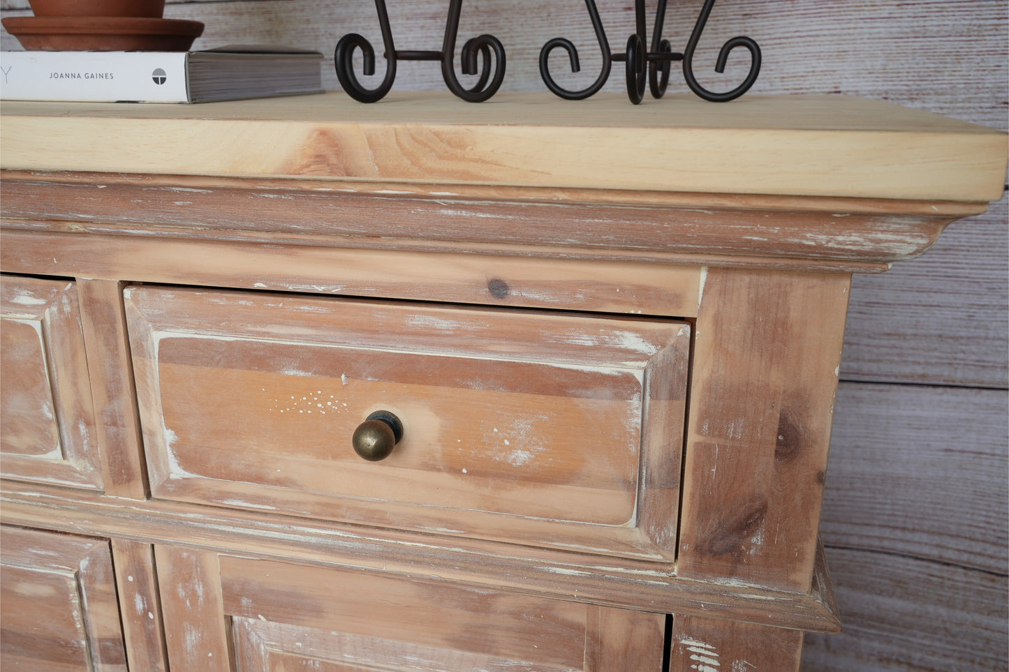 Solid Wood Distressed Buffet, Entryway Table, Coffee Bar