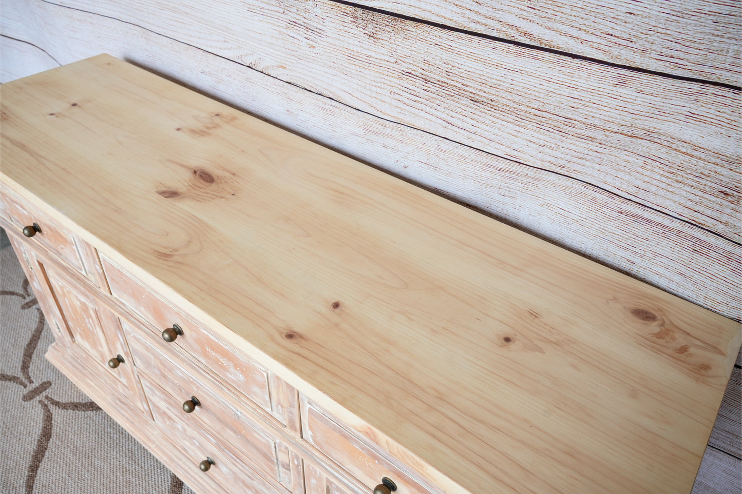 Solid Wood Distressed Buffet, Entryway Table, Coffee Bar
