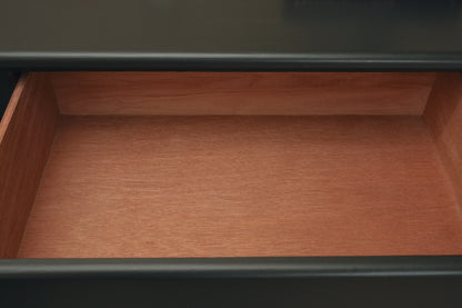 Solid Wood Black Dresser Set