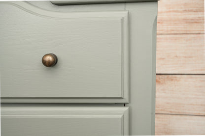 Sage Green 4 Drawer 40" Tall Dresser